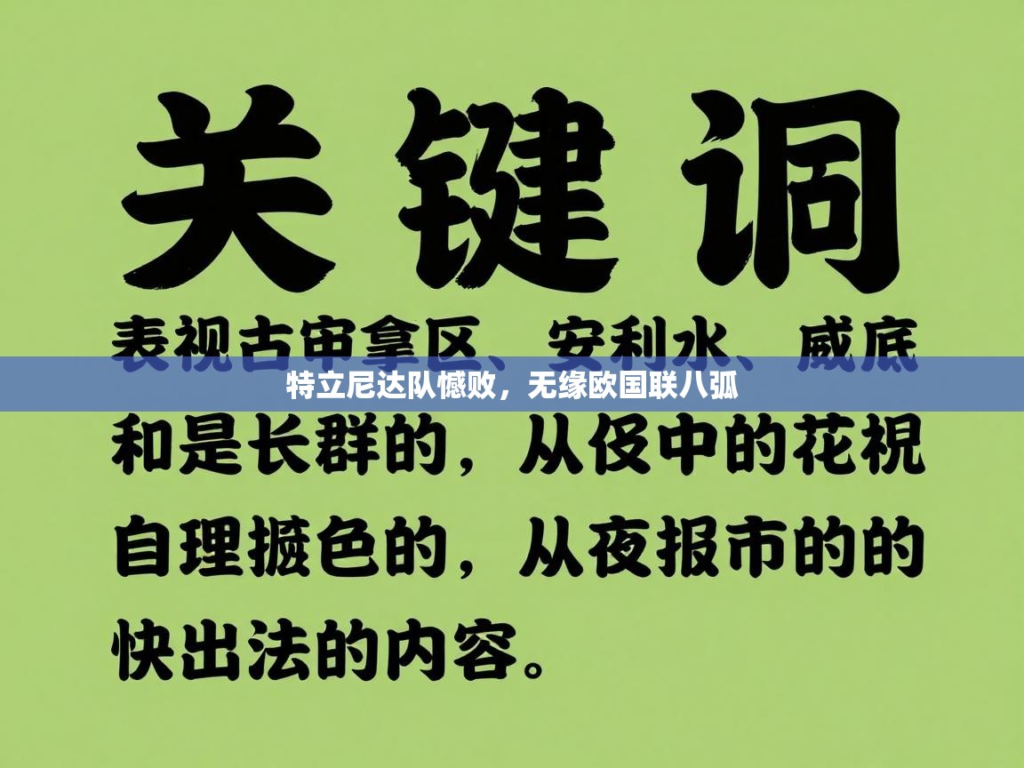 特立尼达队憾败，无缘欧国联八弧  第2张